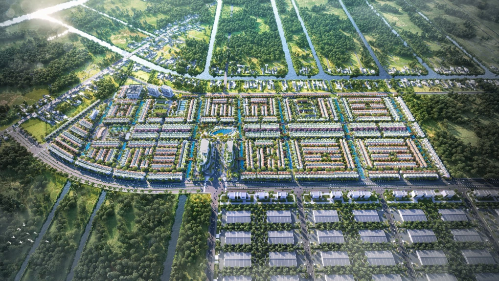 Khu đô thị LA Home liền kề khu công nghiệp Prodezi. Ảnh: Prodezi