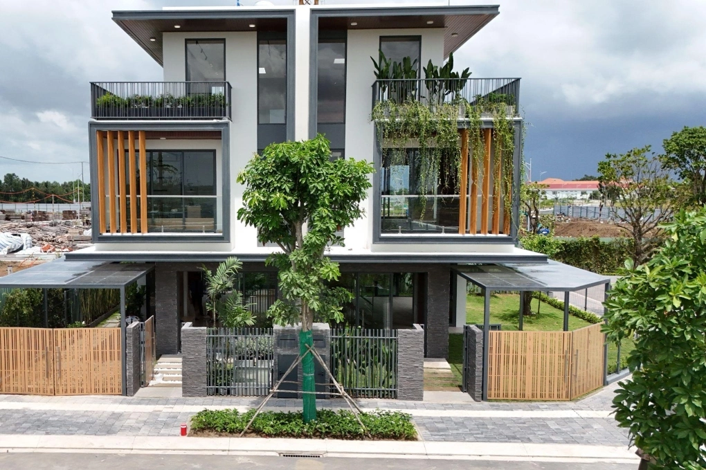 Khu nhà mẫu LA Home đã hoàn thiện. Ảnh: Prodezi Long An