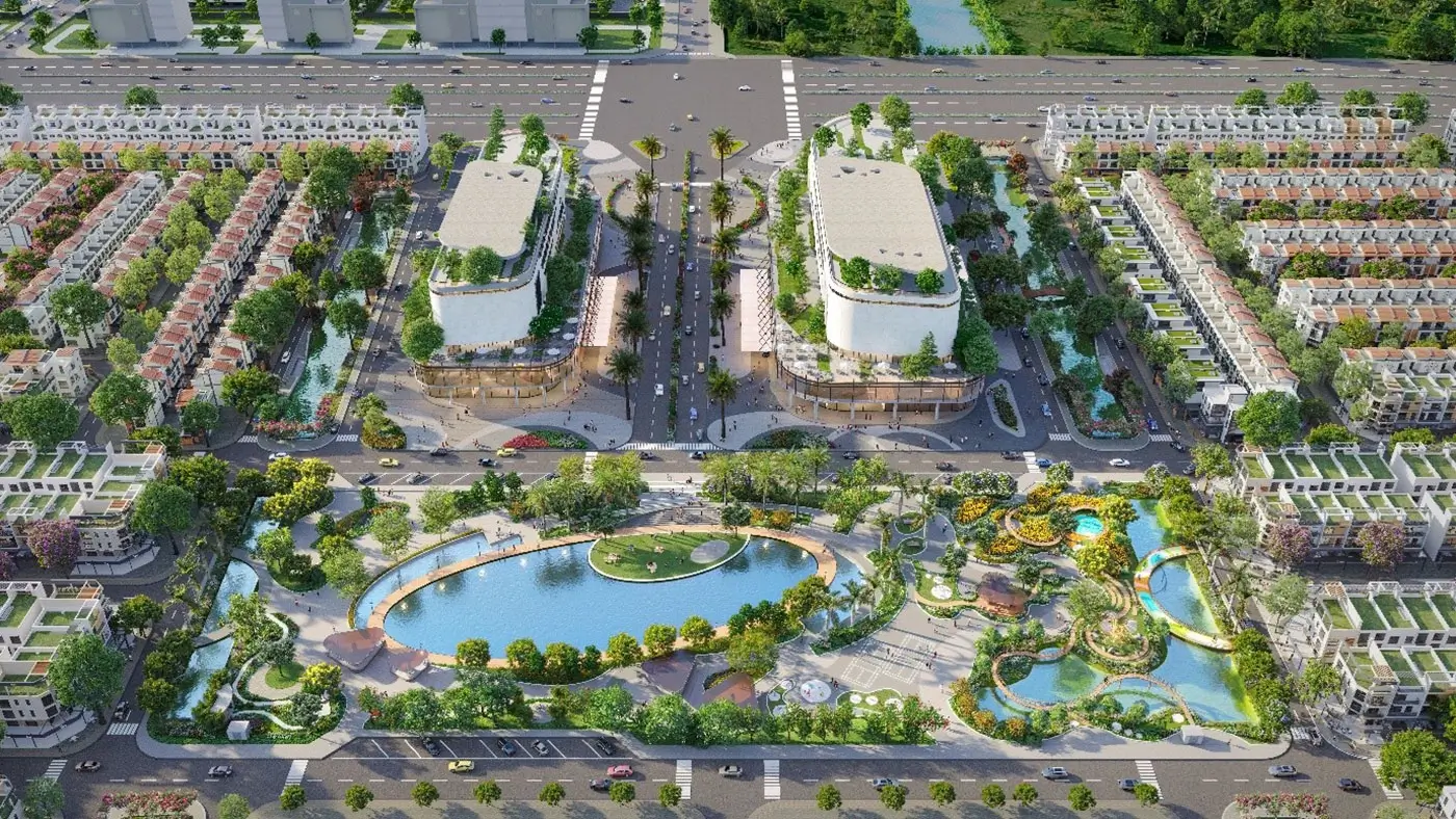 Công viên trung tâm 2.2ha – một trong những tiện ích nổi bật tại River Park, đang triển khai thi công và dự kiến hoàn thành vào tháng 6-2026