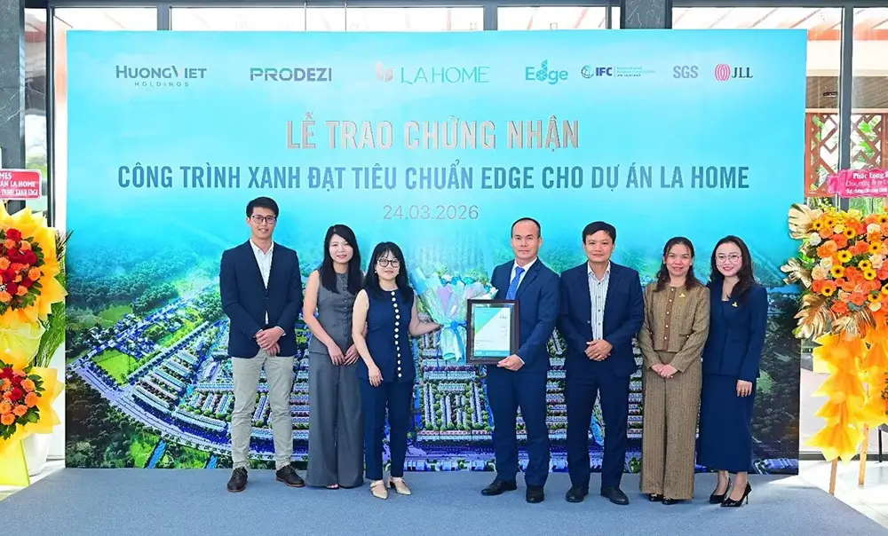 LA Home nhận chứng chỉ xanh EDGE