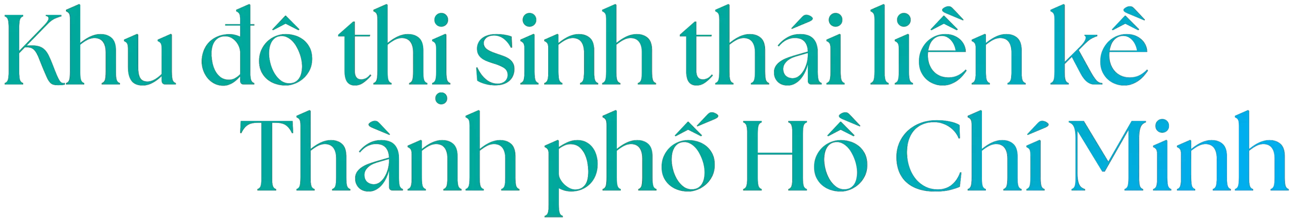 Khu đô thị liền kề TPHCM