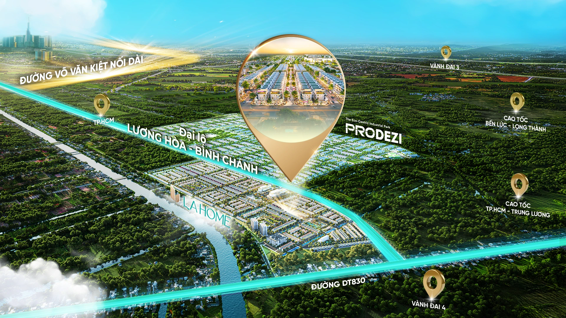 Hạ tầng khu vực về đích, khu đô thị LA Home đứng trước các cột mốc tăng giá mới - Ảnh: DNCC