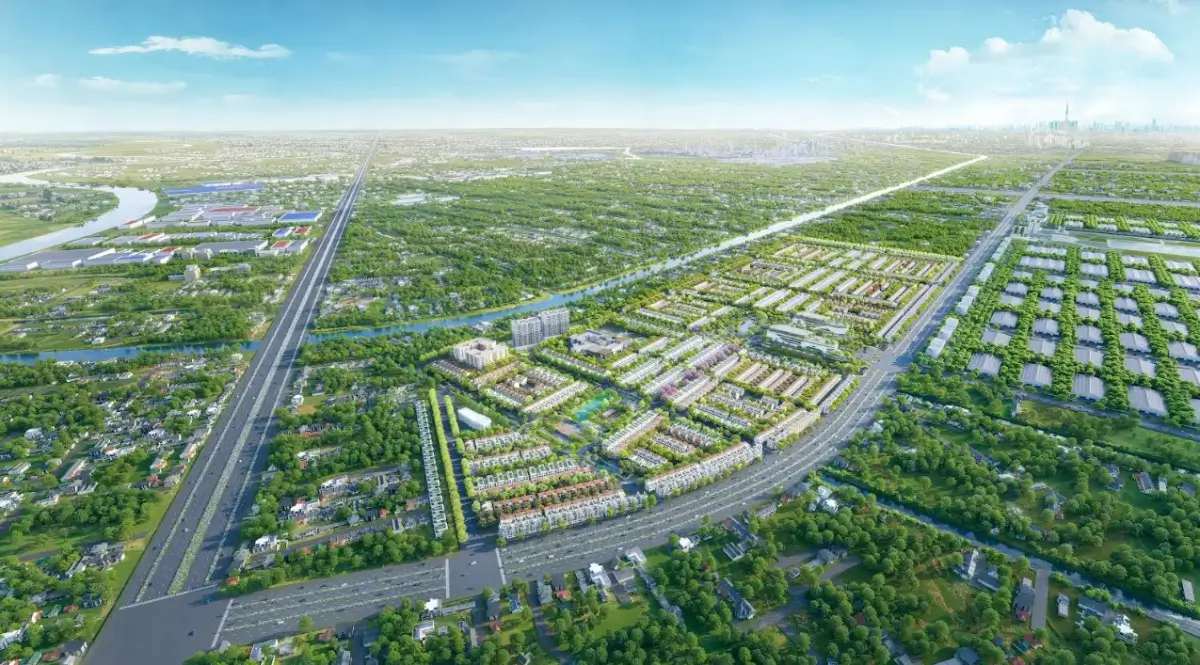 Khu Tây TP.HCM là điểm sáng đầu tư hấp dẫn bậc nhất trên thị trường. Ảnh phối cảnh.