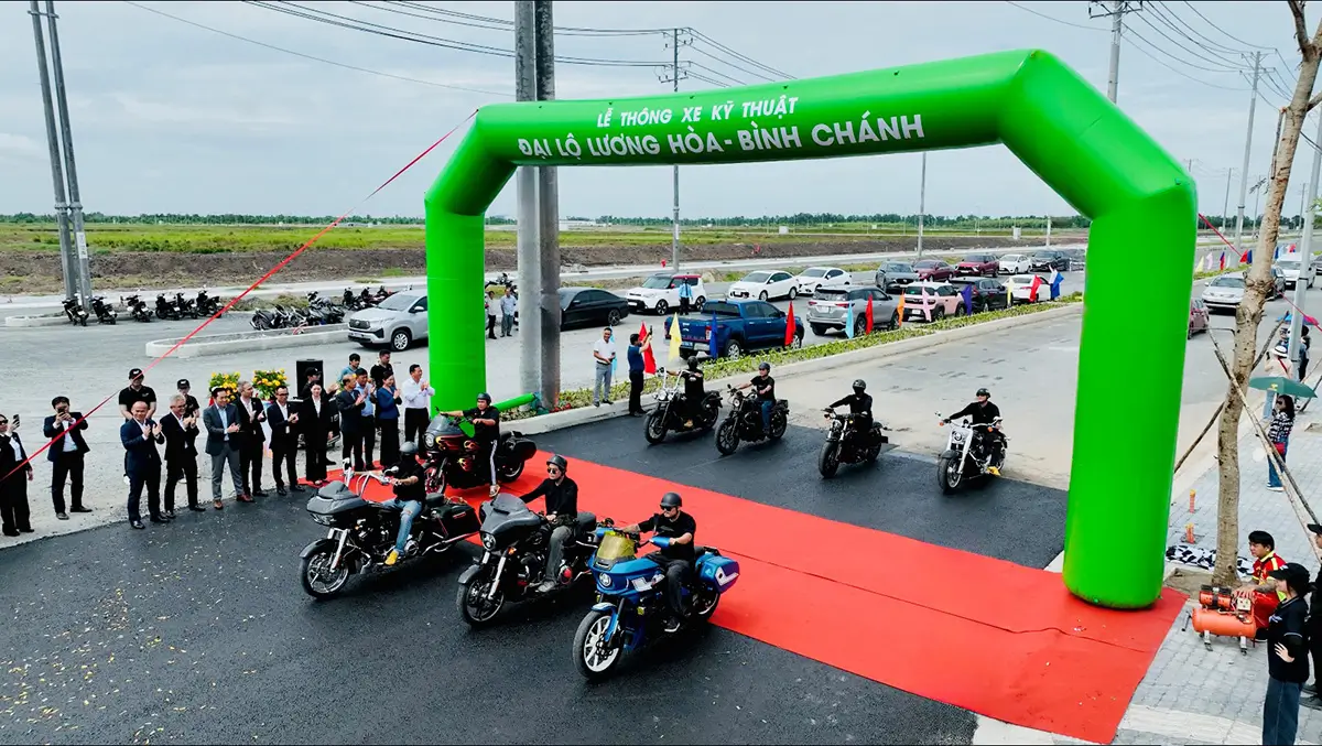 Đại lộ Lương Hòa – Bình Chánh chính thức thông xe, tạo động lực phát triển mới cho hành lang phía Tây TP.HCM