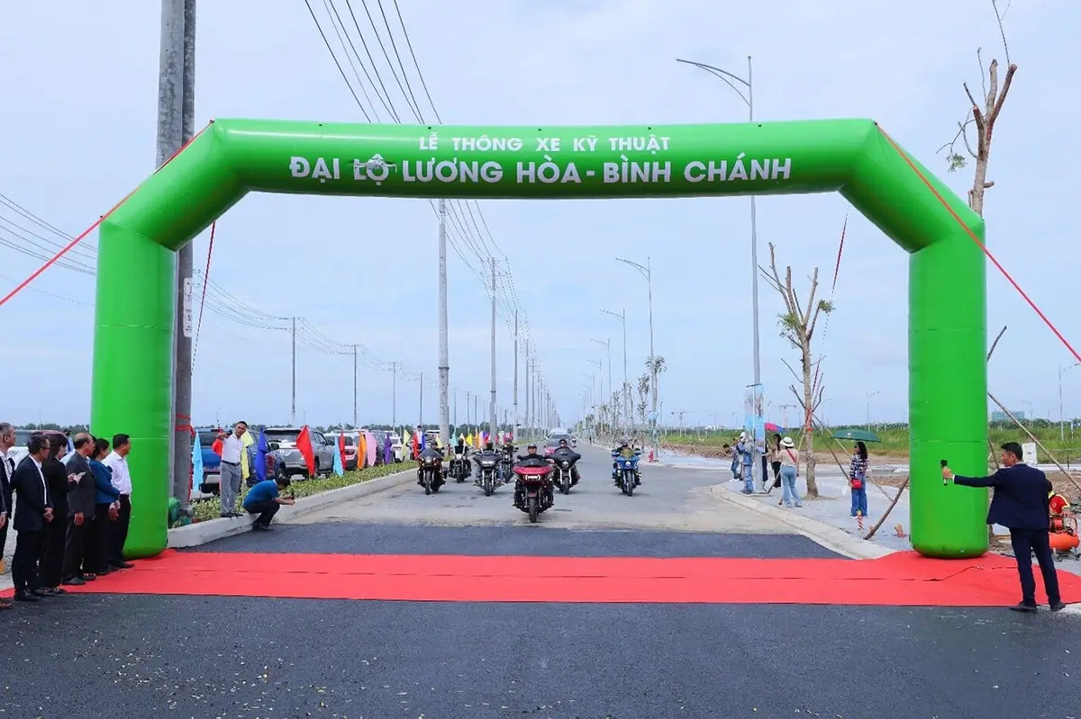Đại lộ Lương Hòa - Bình Chánh thông xe, động lực cho Tây TPHCM phát triển